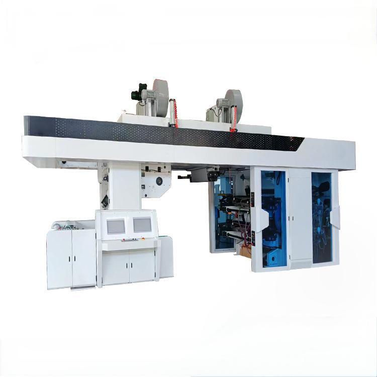 4 color Pe/Bopp/Pvc/shrink film central drum flexo printing machine