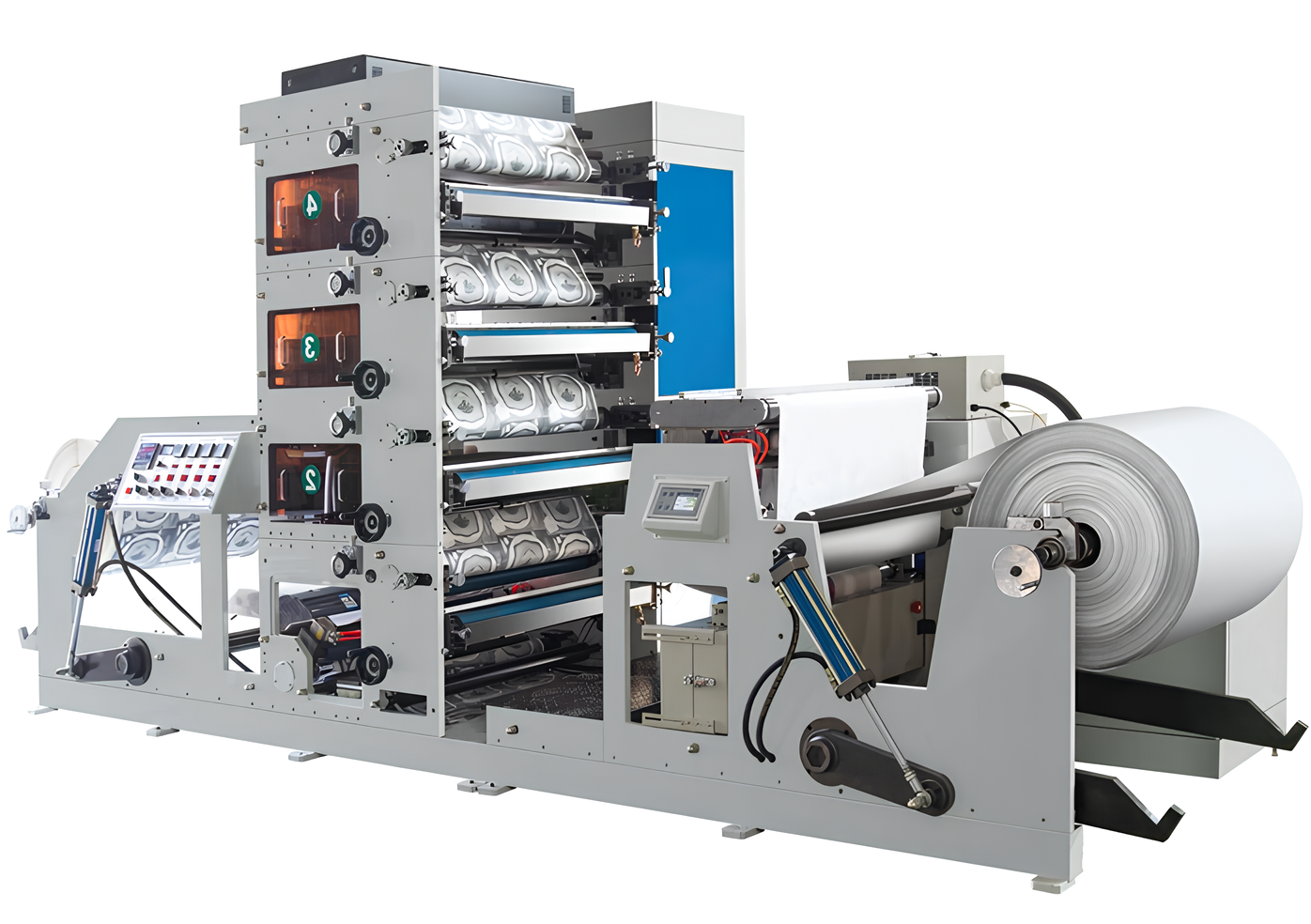 4 color paper cup flexographic printing machine